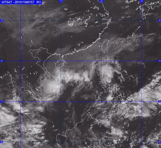 Nam Trung Bộ sẽ có mưa to do áp thấp nhiệt đới 