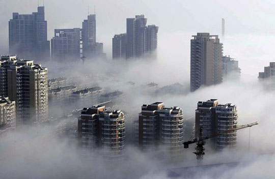 Trung Quốc sương mù dày đặc, Iran ô nhiễm nặng