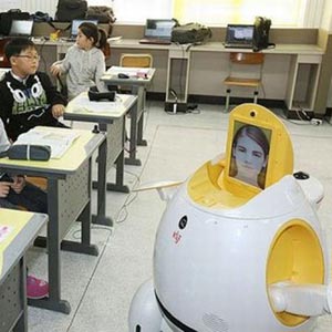 Hàn Quốc thí điểm dùng robot giảng dạy tiếng Anh 