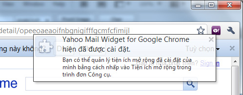 Truy cập Yahoo! Mail và các dịch vụ trên Google Chrome