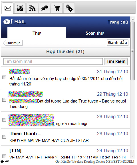 Truy cập Yahoo! Mail và các dịch vụ trên Google Chrome