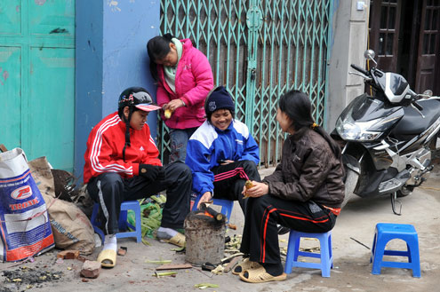 Nhịp sống chậm lại vì giá rét
