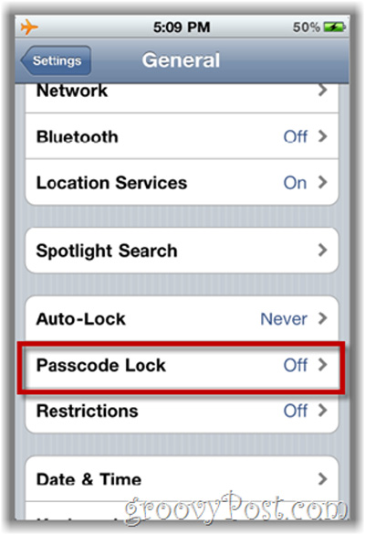 Bảo mật dữ liệu trên iPhone bằng tính năng Passcode Lock