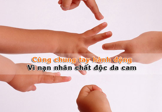 Chung tay xao dịu nỗi đau da cam