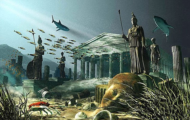 Thành phố Atlantis biến mất trên Google Earth