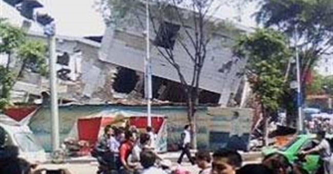 Những hình ảnh động đất Trung Quốc