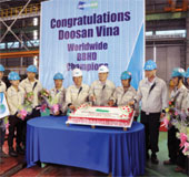 Người Việt đoạt giải Nhất sáng tạo kỹ thuật Doosan