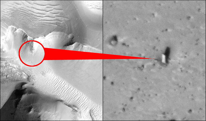 Sự thật về “vật thể lạ” trên bề mặt sao Hỏa