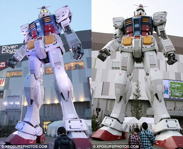 Video: Robot khổng lồ Gundam