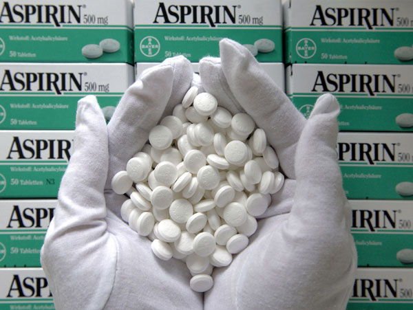 Aspirin có tác dụng chống máu đóng cục