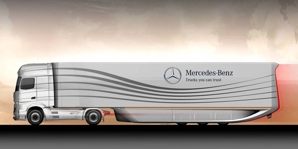 Mẫu xe Aero Trailer của Mercedes