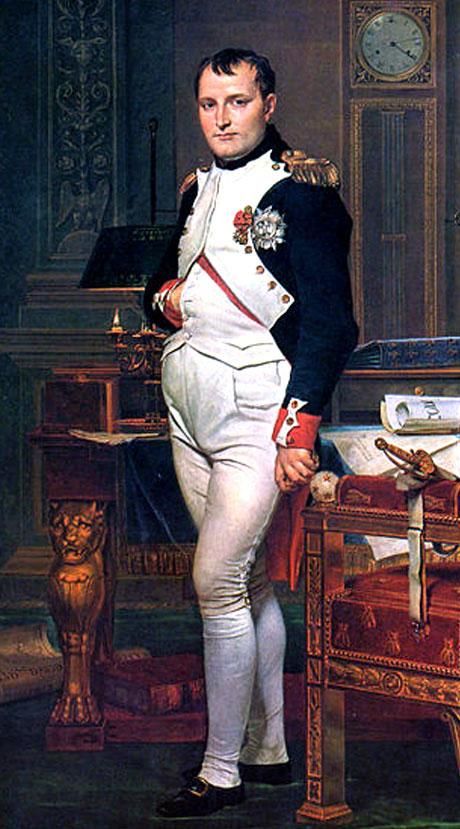 NapoleHọa phẩm Napoleon trong phòng làm việc của Jacques – Louis Davidon Bonabarte