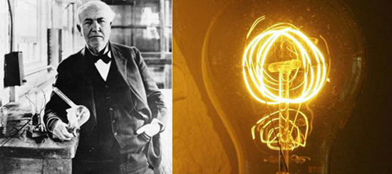 Edison và chiếc đèn điện đã vang danh khắp thế giới
