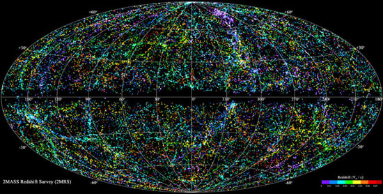 50.000 dải thiên hà rực rỡ trên bản đồ vũ trụ 3D