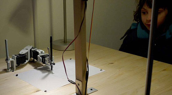 Robot trổ tài họa sĩ