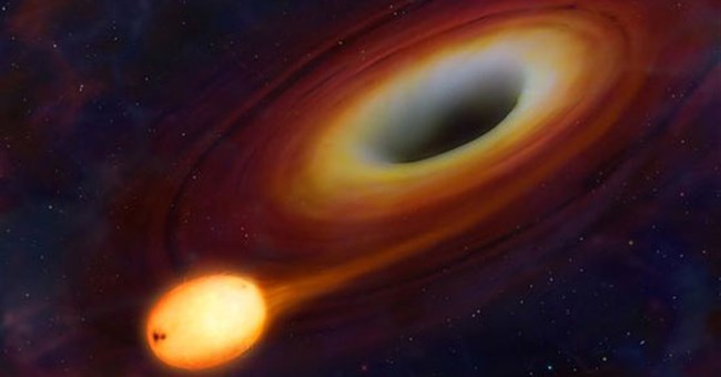 Xem lỗ đen nuốt chửng một vì sao 
