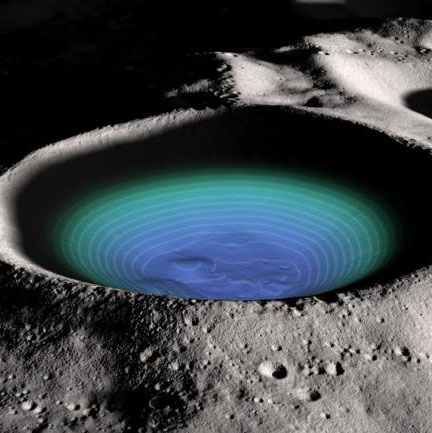 Phát hiện mới về băng trên mặt trăng