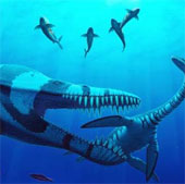 Phát hiện xương hóa thạch khổng lồ của quái vật biển