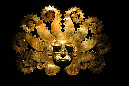 Người Inca xem vàng là mồ hôi của Thần Mặt trời