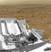 Xe tự hành chụp toàn cảnh sao Hỏa
