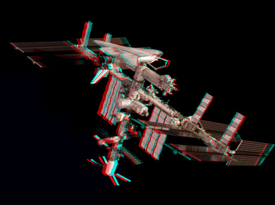 Hình ảnh 3D đầu tiên về trạm vũ trụ quốc tế