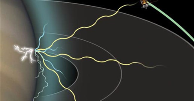 Cơn bão kèm sấm sét trên sao Thổ giải phóng nhiệt lượng cực lớn