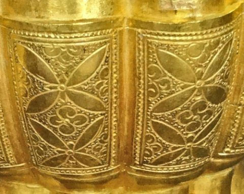Phát hiện bảo vật bằng vàng cực hiếm thời Trần