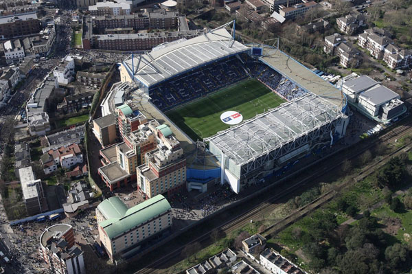 Đĩa bay từng xuất hiện trên sân của đội bóng Chelsea