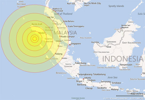 Động đất rung chuyển Indonesia
