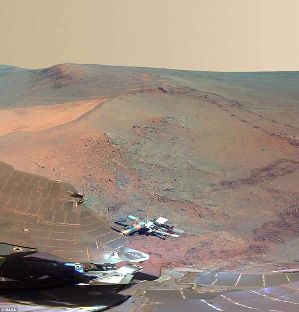 Toàn cảnh bề mặt sao Hỏa từ tàu vũ trụ Opportunity