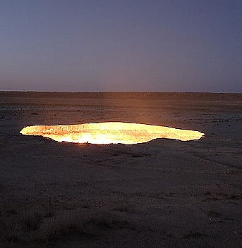 "Cánh cửa đến địa ngục" ở Turkmenistan