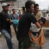 Indonesia: Hơn 200 người thương vong do động đất