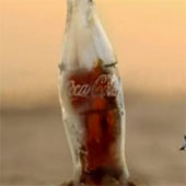 Xuất xưởng chai Coca Cola làm bằng đá ăn