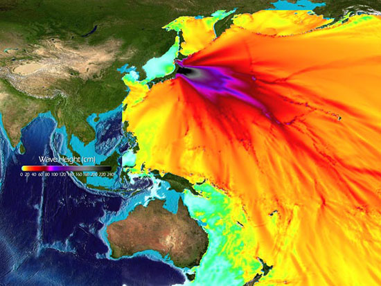 Chấn động từ động đất Nhật Bản vươn tới gần vũ trụ
