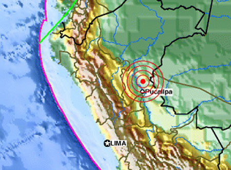 Động đất mạnh ở Peru