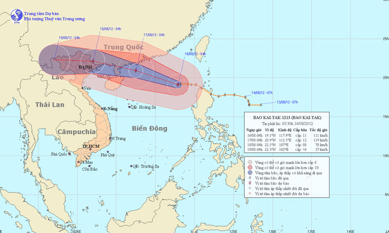 Cần chủ động ứng phó với bão Kai-Tak