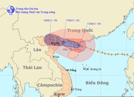 Chiều tối nay bão ảnh hưởng trực tiếp đến Quảng Ninh - Hải Phòng