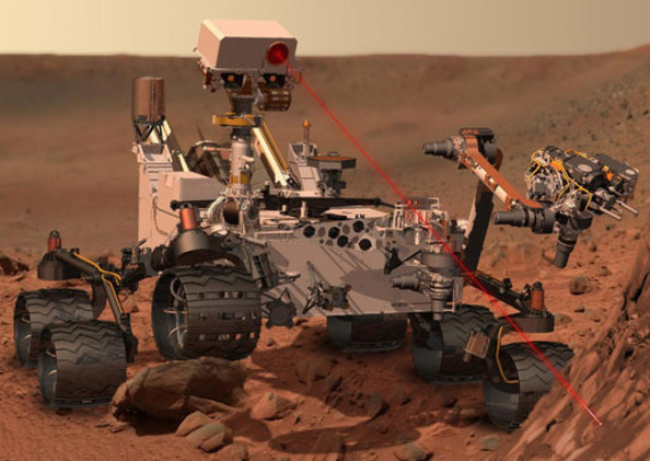Robot thám hiểm sắp phóng tia laser trên sao Hỏa