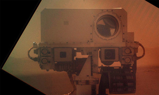 Robot Curiosity tự di chuyển