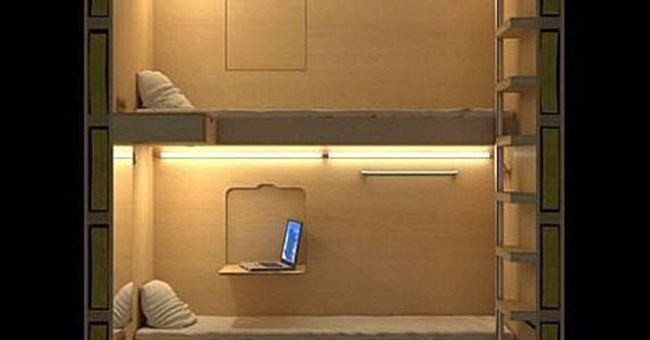 Hộp giường ngủ cho du khách trong tương lai