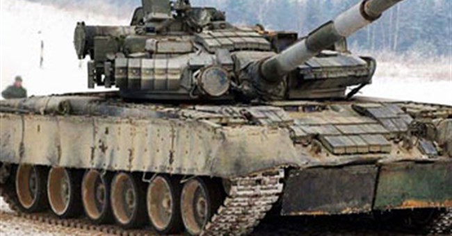 Xe tăng bắn chất thải