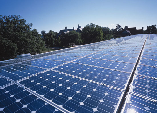 Hệ thống SEES xác định lượng năng lượng mặt trời chiếu xuống từ mái nhà