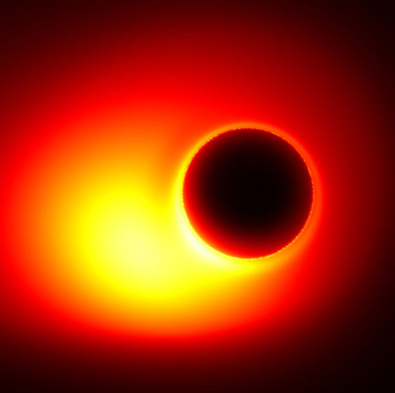 Lần đầu tiên đo được miệng hố đen khổng lồ 
