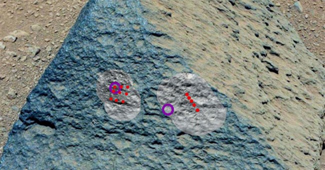 Phát hiện đá trên sao Hỏa có thành phần giống tại Trái đất