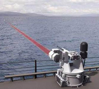 Tàu Mỹ sẽ có súng laser vào năm 2014