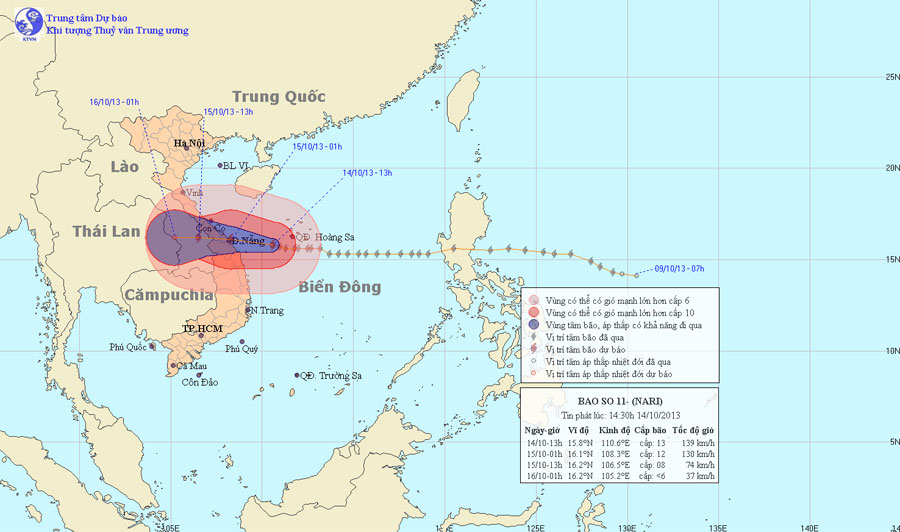 Bão Nari uy hiếp, nhiều người dân miền Trung sơ tán