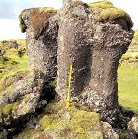 Lời giải về bí ẩn của trụ đá "xù xì" kỳ lạ ở Iceland