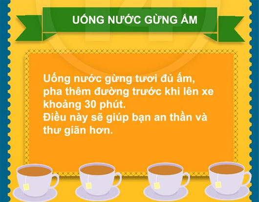 Những mẹo cơ bản giúp bạn thoát khỏi say xe