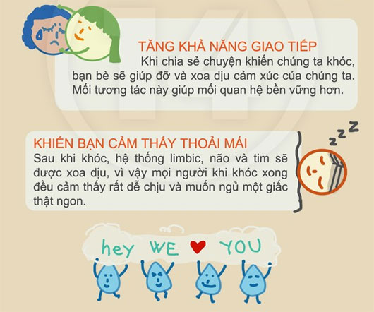 Chuyện khóc lóc cũng đem lại những lợi ích bất ngờ