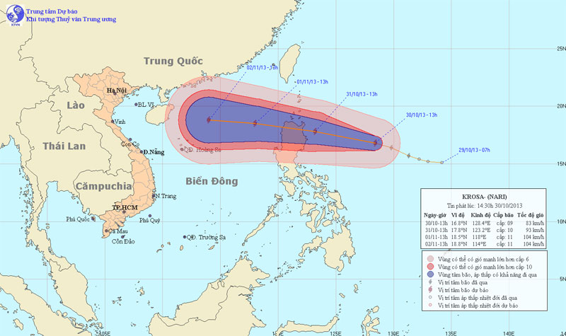 Chủ động ứng phó với bão Krosa